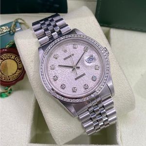Women’s Rolex  DATEJUST Jubilee Diamond Dial after market diamond bezel 36MM